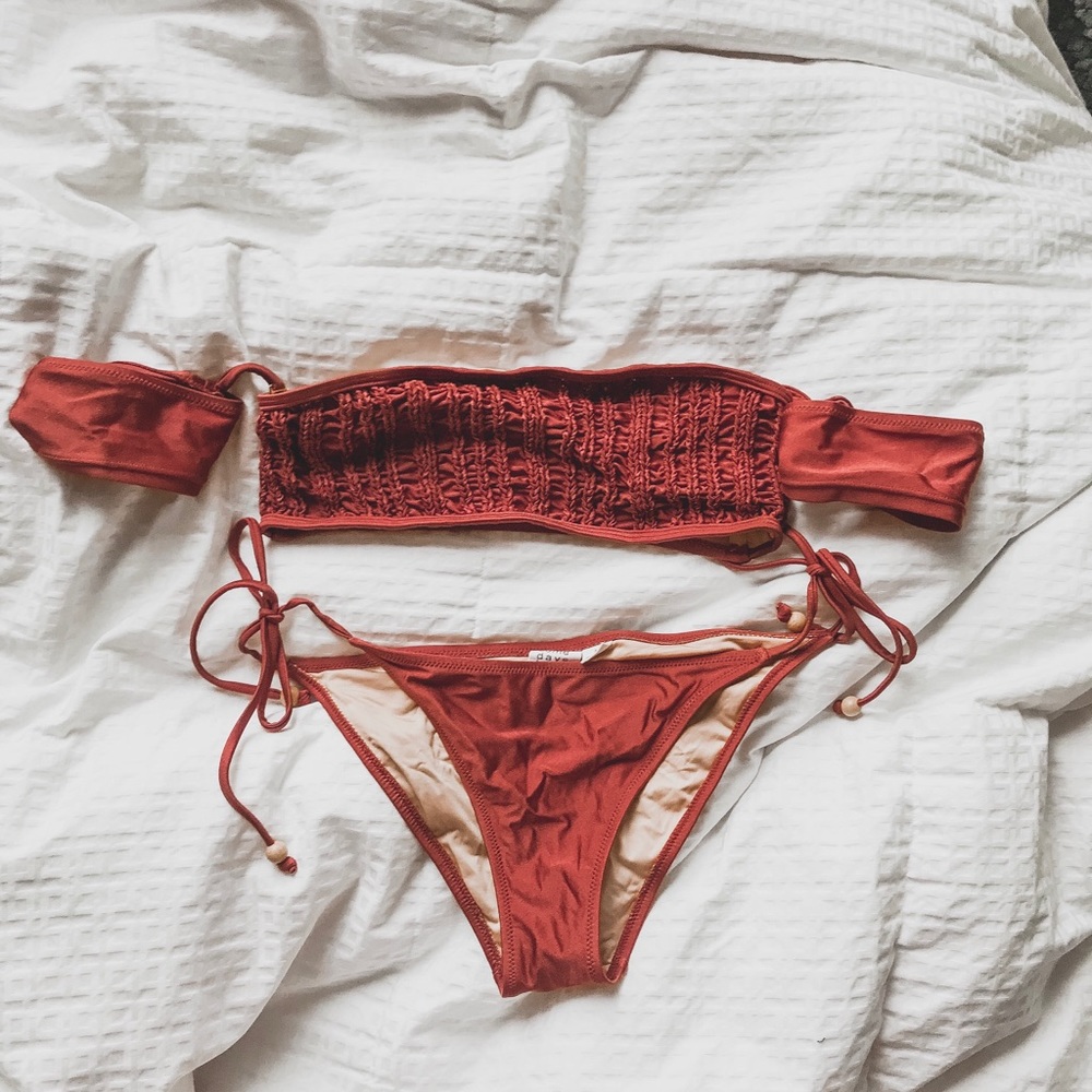 Some Days Lovin’ maroon bikini